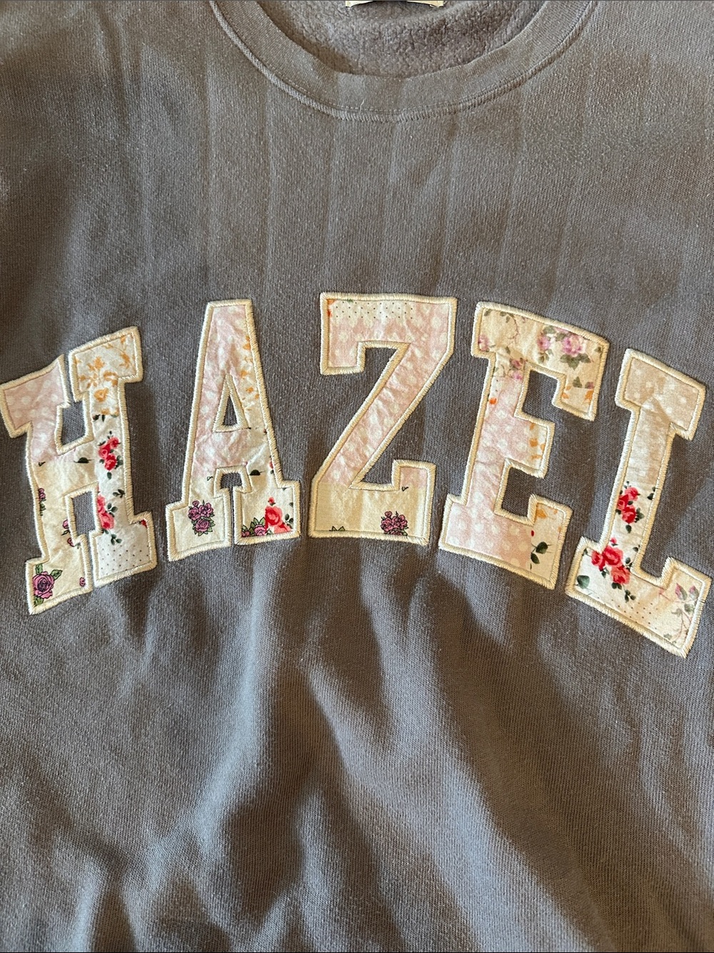Hazel Logo Crewneck Sweater - Gray - Picture 2 of 4